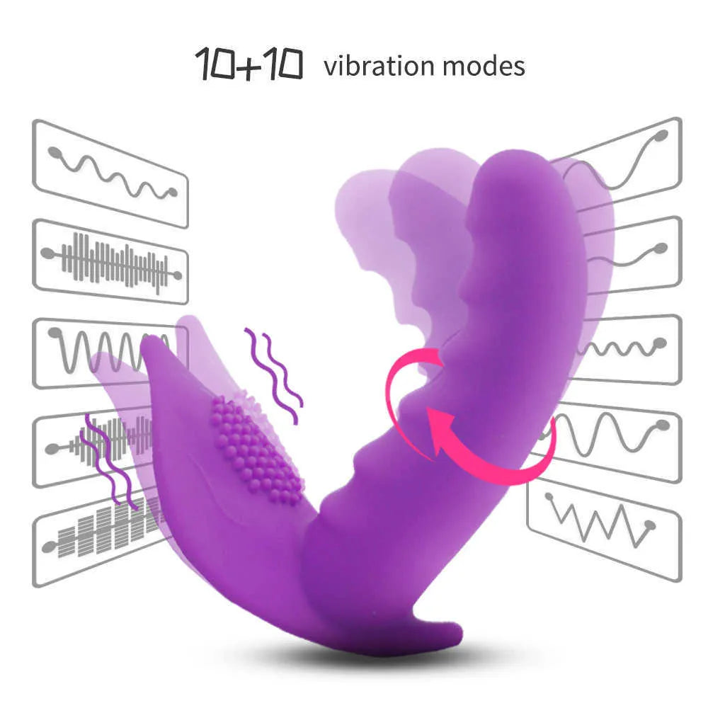 Beauty Items 360 Degree Rotation Dildo Vibrator Wearable Female sexy Toy Remote Control Panty Vibratior Vagina G-spot Stimulator Adult Product