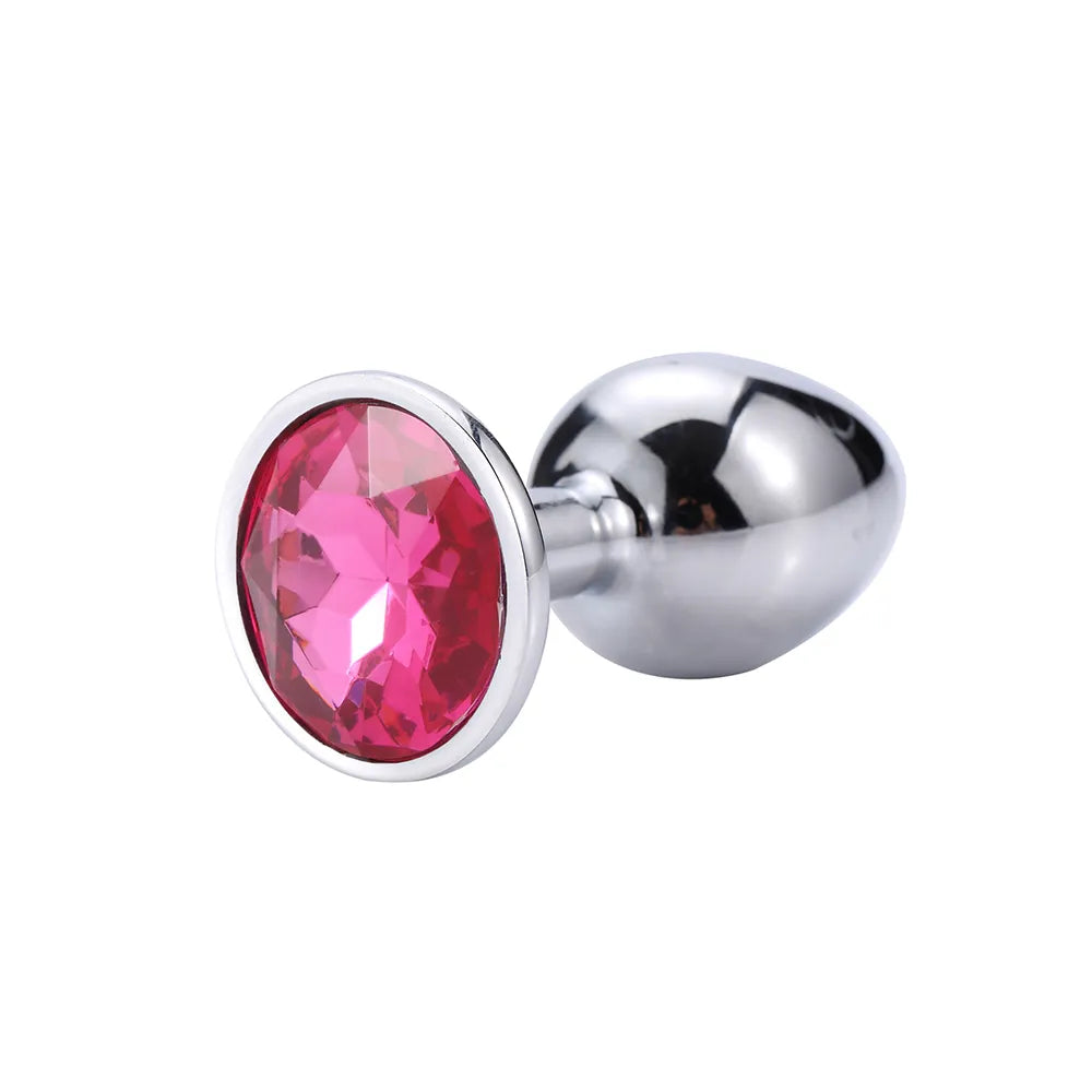 sexy Vibrator Metal Anal Toys For Women Adult Products Men Butt Plug Stainles Steel -toy DildoToys 13 Color